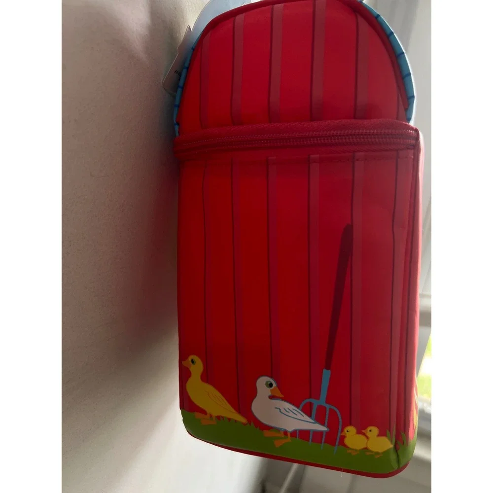 Sunny Patch Farm Lunch Bag Box Red Barn Animals Insulated Tote NWT
